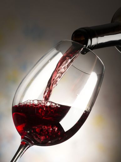 verre de vin rouge sec