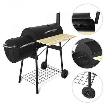 barbecue charbon cylindrique